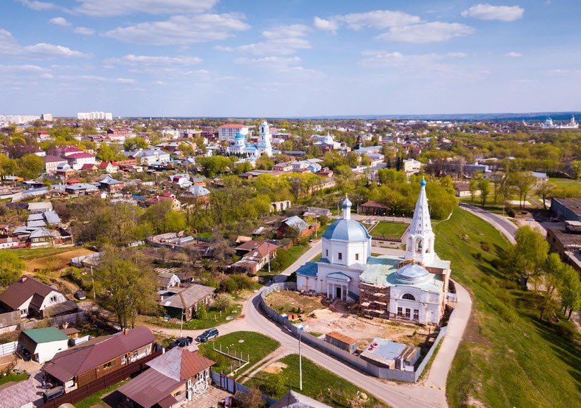 Remains of Serpukhov Kremlin, Russia
